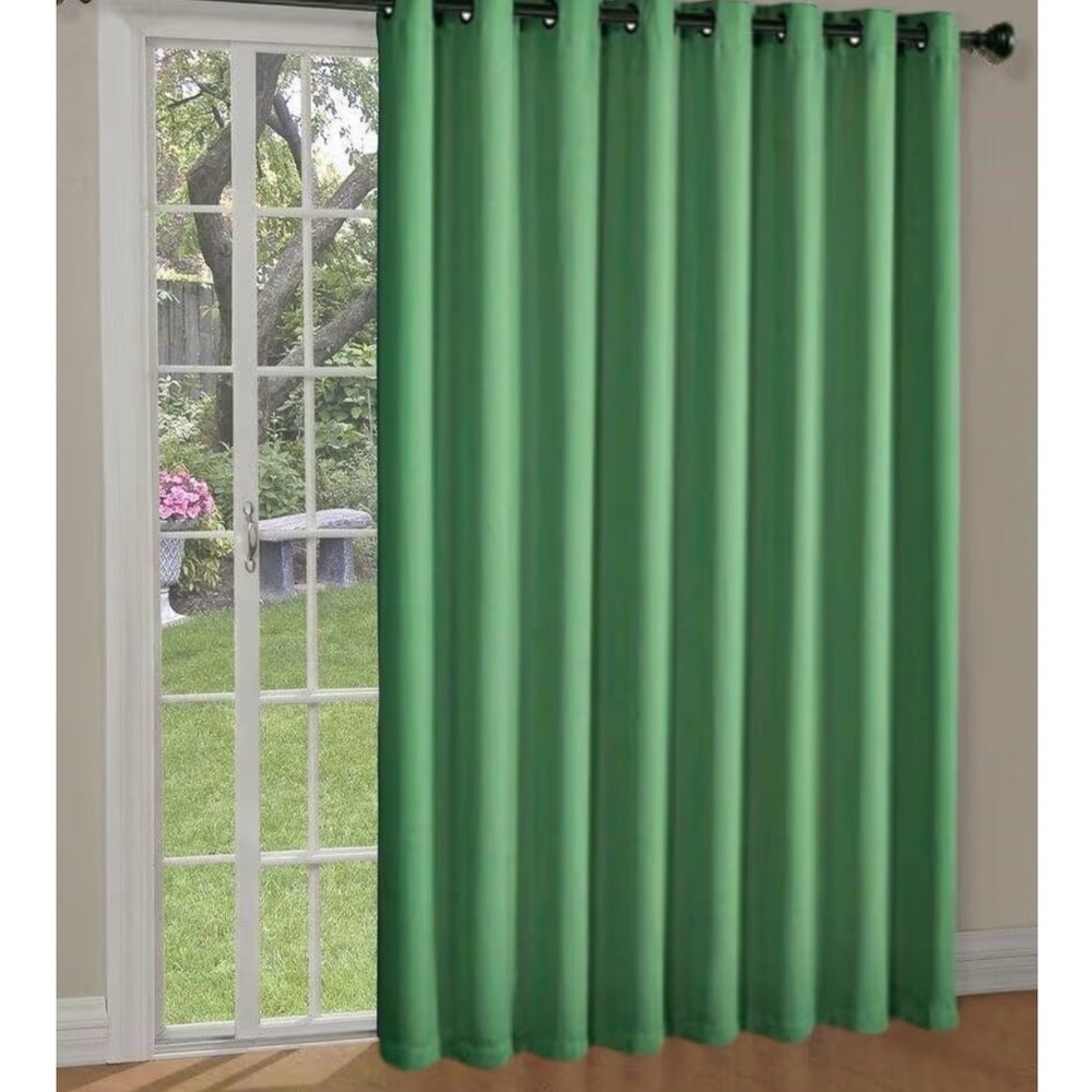 Luxurious Green Room Darkening Curtain